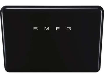 Smeg KFAB75BL - Schuine Afzuigkap - 3 filters - Zwart, Verzenden, Zo goed als nieuw