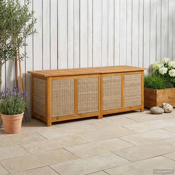 vidaXL Tuinopslagdoos 185 L Massief Acaciahout 150 x 50 x 56, Verzenden, Nieuw