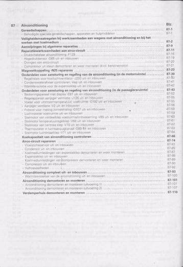 1999 Audi TT Reparatiebrochure Verwarming, airconditioning, Verzenden