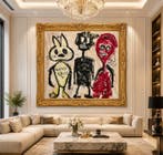 Timo Wedell - Invaders in the Desert - XXL - Basquiat Style