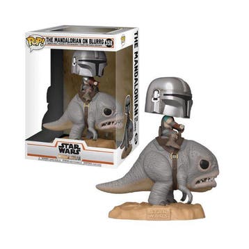 Funko Pop Star Wars  : M&alorian  The M&alorian on a Blurrg, Verzenden, Nieuw