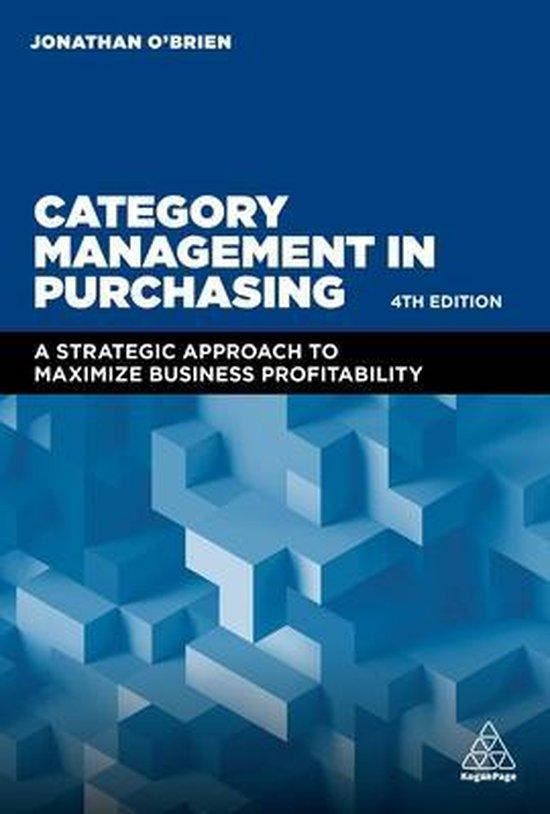 9780749482619 Category Management in Purchasing, Boeken, Economie, Management en Marketing, Nieuw, Verzenden