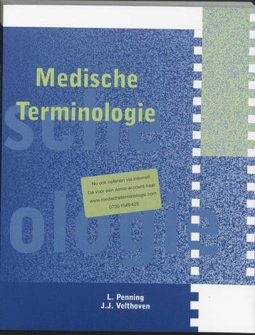 Boek Medische terminologie 9789042503922, Boeken, Verzenden, Zo goed als nieuw