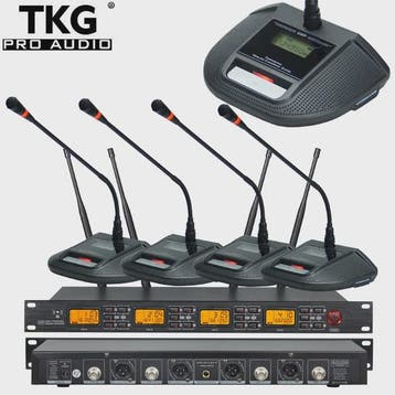 TKG UR4000C UHF Draadloos Microfoon Systeem voor Vergadering, Verzenden, Nieuw