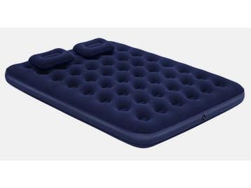 Veiling - BESTWAY Dubbele matras met pomp, Caravans en Kamperen, Luchtbedden, Nieuw