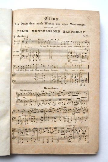Felix Mendelssohn Bartholdy - Elias. Oratorium nach Worten