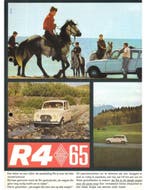 1965 RENAULT 4 BROCHURE NEDERLANDS, Nieuw, Renault, Author