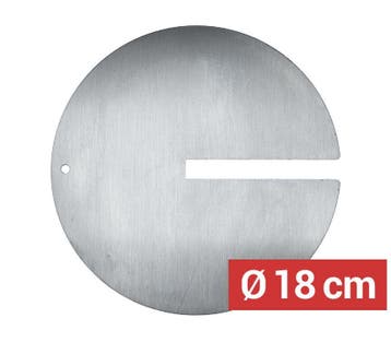 GGM Gastro | Vleesschaal met sleuf voor dönerspit - Ø 180 |, Verzenden