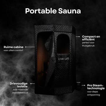 2dekans | Care Less - Mobiela Sauna - Draagbare StoomSauna, Sport en Fitness, Sauna, Ophalen of Verzenden, Gebruikt