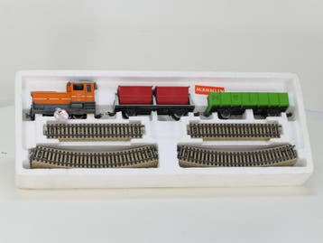 Schaal 0e Märklin-Minex 3470 startset goederentrein van d.., Wisselstroom, Gebruikt, Overige typen, Ophalen of Verzenden