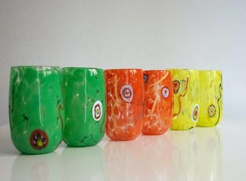 Ribes the Art of Glass - Maryana Iskra - Drinkset (6) -, Antiek en Kunst