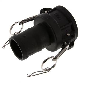 Camlock DN 50 (2) Koppeling Polypropyleen met slangpilaar, Verzenden, Nieuw