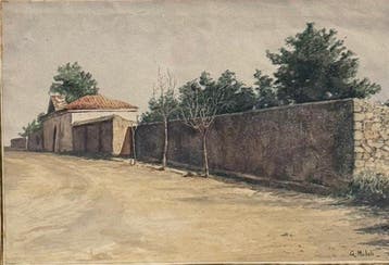 Guglielmo Micheli (1866-1926), Attr. - Paesaggio, Antiek en Kunst, Kunst | Schilderijen | Klassiek