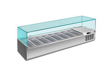 SARO Opzet koelvitrine - 1/3 GN - VRX 1800/380, Verzenden, Nieuw in verpakking, Koelen en Vriezen