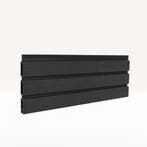 ACTIE - Premium Composiet Schutting Verticaal Rhombus Zwart, Tuin en Terras, Ophalen of Verzenden, Nieuw, Kunststof, 1 tot 2 meter