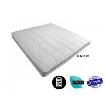 Tencel Topper XXL Koudschuim HR55 12 cm Dik, Ophalen of Verzenden, Nieuw