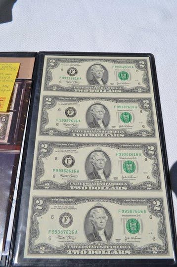 Verenigde Staten van Amerika. - 4 x 2 Dollars - 2003 - Uncut
