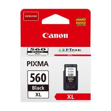 Canon PG-560XL inktcartridge zwart hoge capaciteit, Verzenden, Nieuw, Cartridge, Canon