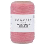 Katia Concept 50 Mohair Shades - 36 roze - Mohair Garen, Hobby en Vrije tijd, Breien en Haken, Ophalen of Verzenden, Nieuw