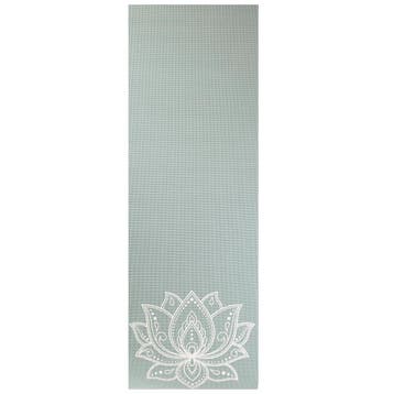 Yogamat sticky extra dik lotus asgroen - Lotus, Verzenden, Nieuw