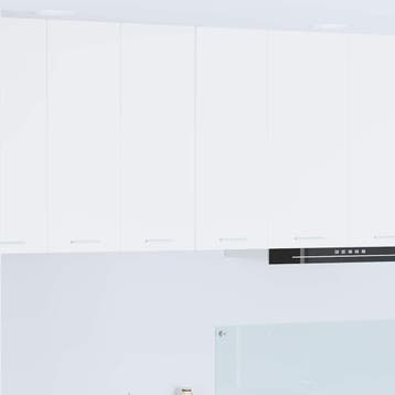 vidaXL Hangkast 2 st Wit Bewerkt hout, Verzenden, Nieuw, Wit