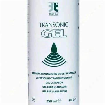Transonic ultrasound gel blauw 250 ml, Verzenden, Nieuw