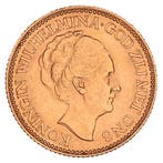 Gouden 10 Gulden Wilhelmina 1925 Pr+, Postzegels en Munten, Munten | Nederland, Verzenden