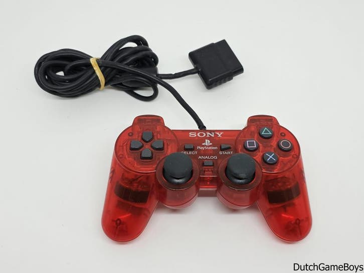 Playstation 1 / PS1 - Controller - Crimson Red - SCPH-10010, Spelcomputers en Games, Spelcomputers | Sony PlayStation 1, Gebruikt