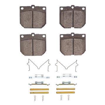 R1 1969-1983 Nissan 240Z Front R1 Semi Met Pads & Hardware, Ophalen of Verzenden, Nieuw