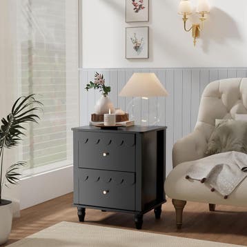 Nachtkastje set van 2 - Bijzettafel - Opbergkastje - 50x40x6, Huis en Inrichting, Slaapkamer | Nachtkastjes, Verzenden, Zo goed als nieuw