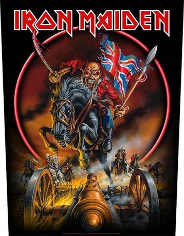 Iron Maiden - Maiden England Rugpatch officiële merchandise, Ophalen of Verzenden, Nieuw, Kleding