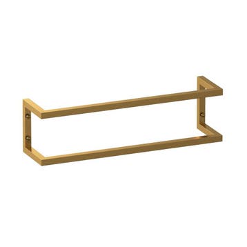 Brauer Handdoekbeugel - 60 cm - Goud Geborsteld, Ophalen of Verzenden, Nieuw