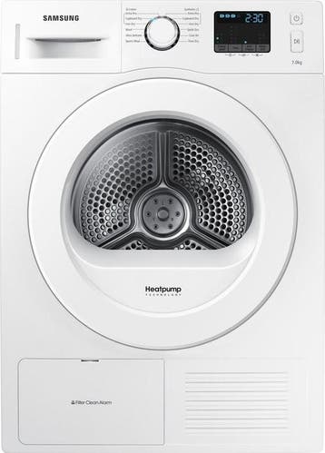 Warmtepompdroger Samsung DV70F5E0HGW/EN 7 kg A++ Refurbished, 6 tot 8 kg, Refurbished, Ophalen of Verzenden, 85 tot 90 cm