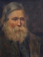 École européenne (XIX) - Étude de tête d’un vieillard