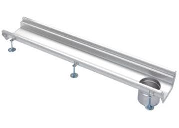 RVS | gootdeel | afm. 1500 x 200 mm |  incl. uitlaat |  Ø.., Verzenden, Nieuw in verpakking