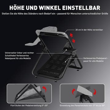 Wheel stand - Racestuur standaard - Stuurwielhouder - Zwart, Verzenden, Zo goed als nieuw