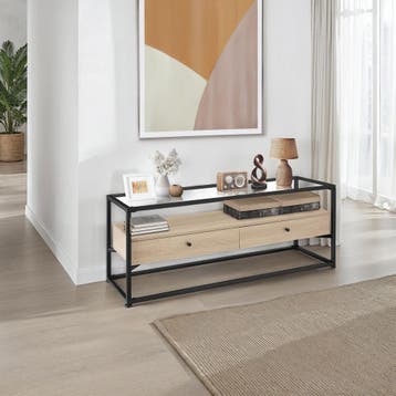 TV-meubel Maidenhead 121,5x41,5x50,5cm, Huis en Inrichting, Verzenden, Nieuw