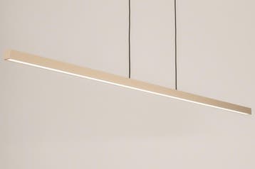 Rietveld Hanglampen - Beige, Zand - Metaal, Verzenden, Nieuw