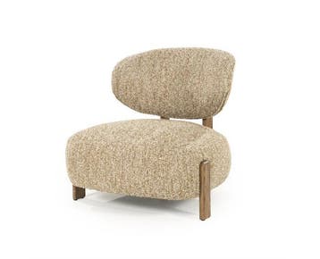 Fauteuil Reza bruin - bay | Eleonora, Ophalen of Verzenden, Nieuw