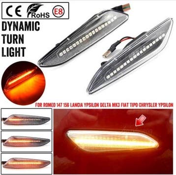 Dynamisch knipperlicht Fiat Tipo Egea Alfa Romeo 156 147, Auto-onderdelen, Verlichting, Nieuw