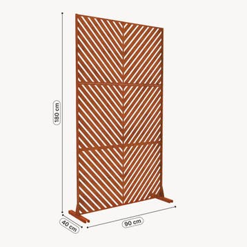 Tuinscherm Kekan 180x90x40 cm patina casa.pro, Verzenden, Nieuw