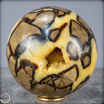 Natuurlijke topkwaliteit, grote septaariet Sphere- 4321.55 g
