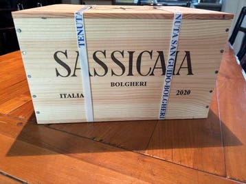 2020 Tenuta San Guido, Sassicaia - Bolgheri DOC - 6 Flessen, Nieuw