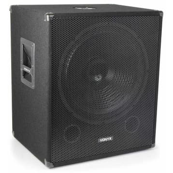 Retourdeal - Vonyx SMWBA18 Actieve Bi-amp subwoofer 18 1000, Verzenden, Zo goed als nieuw