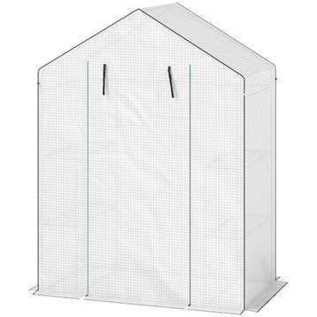TRUUSK Stalen Tomatenkas 143 x 74 x 190 cm - Roldeur en Vens, Tuin en Terras, Verzenden