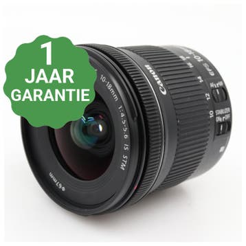 10% korting | Canon EF-S 10-18mm f/4.5-5.6 IS STM, Audio, Tv en Foto, Verzenden, Gebruikt