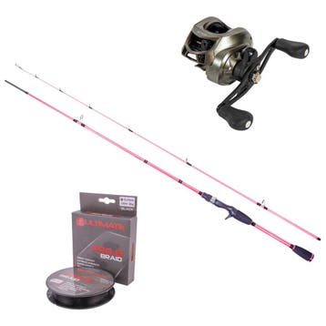 Ultimate Princess Baitcaster Set 2.00m (10–30g), Verzenden, Nieuw