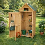 Tuinschuur | Gereedschapsschuur | Tuinkast | 74,5x50x180cm, Tuin en Terras, Verzenden, Nieuw
