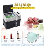 Draagbare Autokoelkast 12/24V & 230V met Vriesfunctie, Verzenden, Nieuw