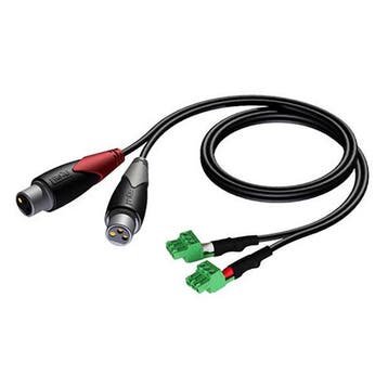 XLR naar terminal block | Procab | CLA835 | 1.5 meter, Verzenden, Nieuw